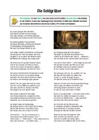 Vorschau - Arbeitsblätter - Die Goldgräber - Arbeitsmaterial zur Ballade von Emanuel Geibel - Seite 1