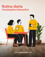 Vorschau - Spiele - Rutina diaria - vocabulario interactivo - Deckblatt
