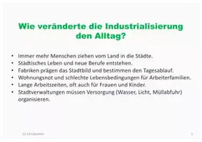 Vorschau - Arbeitsblätter - Die Industrialisierung verändert den Alltag - Arbeitsblatter zur Industrialisierung - Seite 2