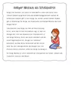 Vorschau - Arbeitsblätter - Mini-Lapbook Heiliger Nikolaus mit Infotext - Winter - Seite 1