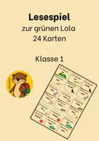 Vorschau - Spiele - Lesespiel: grüne Lola - Klasse 1 - Deckblatt