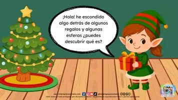 Vista previa - Tarjetas / Manipulativos - Qué tienen los regalos y las esferas de Navidad PPT - página 3