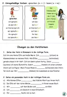 Vorschau - Arbeitsblätter - Verbformen "Was machen die Elfen in der Schule?" DaZ / DaF / Deutsch - Seite 3