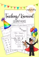 Vorschau - Arbeitsblätter - Karneval/Fasching - Lerntheke - Arbeitsblätter - Deckblatt