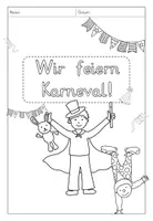 Vorschau - Arbeitsblätter - Karneval/Fasching - Lerntheke - Arbeitsblätter - Seite 2