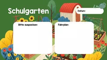 Vorschau - Präsentationen/Tafelbilder - Begrüßungsbilder Schulgarten - digitale Tafel - Seite 3
