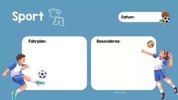 Vorschau - Präsentationen/Tafelbilder - Begrüßungsbild Sport - digitale Tafel - Seite 2