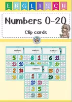 Vorschau - Fördermaterial/Inklusion - Clip cards numbers 0-20 - Klammerkarten - Deckblatt