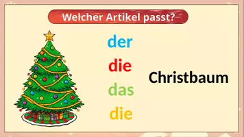 Vorschau - Stationenlernen - Interaktiver Weihnachts-Grammatik-Check - DaZ / Deutsch - Seite 3