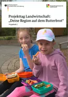 Vorschau - Stundenentwürfe - Projekttag Landwirtschaft: "Deine Region auf dem Butterbrot" - Projektheft 1 - Deckblatt