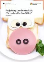 Vorschau - Stundenentwürfe - Projekttag Landwirtschaft: "Tierisches für den Teller" - Projektheft 3 - Deckblatt