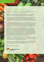 Vorschau - Stundenentwürfe - Projekttag Landwirtschaft: "Pflanzliches für den Teller" - Projektheft 4 - Seite 1