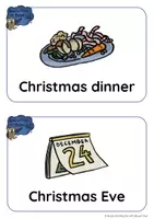 Vista previa - Tarjetas / Manipulativos - Christmas in Devon - FLASHCARDS & WORDCARDS - página 3