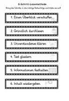 Vorschau - Unterrichtsreihen - 6-Schritte-Lesemethode - Seite 1