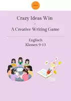 Vorschau - Arbeitsblätter - Crazy Ideas Win - A Creative Writing Game - Deckblatt