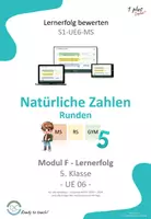 Vorschau - Unterrichtsreihen - Lernerfolg bewerten - Runden von großen Zahlen. - Deckblatt