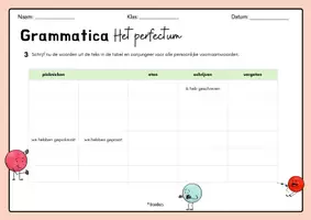 Vorschau - Arbeitsblätter - Gammatica - Het perfectum - Seite 3