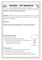 Vorschau - Arbeitsblätter - Balladen Klasse 7 | Der Handschuh (Schiller) - Seite 3
