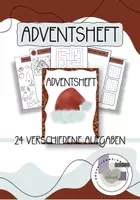 Vorschau - Arbeitsblätter - Adventsheft - mit 24 verschiedenen Arbeitsblätter - Seite 1