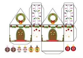 Vista previa - Unidades / Secuencias / Situaciones de Aprendizaje - FECHAS ESPECIALES_NAVIDAD_Casitas calendario de Adviento - página 3