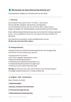 Vorschau - Fördermaterial/Inklusion - Leitfaden Schulvorbereitung - Deckblatt