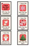 Vorschau - Spiele - Christmas - I have Who has - Deckblatt