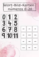 Vorschau - Spiele - Wort-Bild-Karten - los números 0-20 - Deckblatt