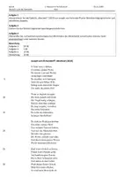 Vorschau - Test - Eichendorff: Abschied - Klausur mit Erwartungshorizont (Gedichtinterpretation Romantik) - Seite 1