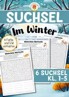 Vorschau - Arbeitsblätter - Suchel - Im Winter (Klasse 1-5) - Deckblatt