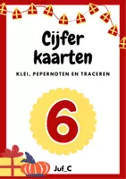 Voorbeeld - Cijfer kaarten met klei, pepernoten en schoorstenen - Voorblad