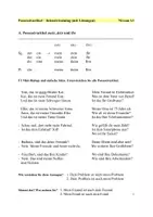 Vorschau - Arbeitsblätter - Possessivartikel - Intensivtraining (mit Lösungen) A1 - Deckblatt
