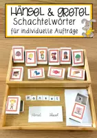 Vorschau - Anderer Materialtyp - Hänsel und Gretel Schachtelwörter für individuelle Aufträge - Deckblatt