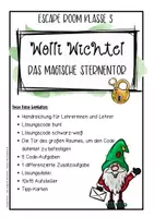 Vorschau - Arbeitsblätter - Escape Room Wolli Wichtel Klasse 3 - Das magische Sternentor - Seite 2