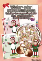 Vorschau - Anderer Materialtyp - Schokoladiger Winter- und Weihnachtsgruss - Deckblatt