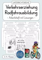 Vorschau - Unterrichtsreihen - Verkehrserziehung / Radfahrausbildung - Arbeitsheft / Unterrichtsreihe - Deckblatt