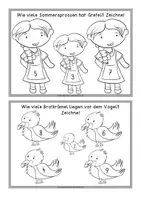 Vorschau - Anderer Materialtyp - Hänsel und Gretel Zahlen erkennen – Mengen zeichnen - Seite 1