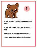 Aperçu - Feuilles d'exercices - Petites histoires sur les animaux - Page 1