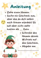 Vorschau - Bildkarten - Wichtelkärtchen (zum Wichteln mit der eigenen Klasse) - Seite 3