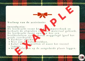 Voorbeeld - Lesvoorbereiding Media Kerstmis – QR-codes scannen - Pagina 1