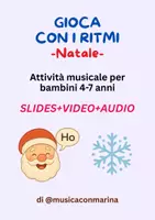 anteprima - Audio - GIOCA CON I RITMI versione Natale - Infanzia e Primaria - Pagina di copertina