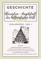 Vorschau - Arbeitsblätter - Deckblatt Alexandria - Hauptstadt der hellenistischen Welt - Deckblatt
