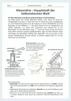 Vorschau - Arbeitsblätter - Deckblatt Alexandria - Hauptstadt der hellenistischen Welt - Seite 2