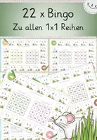 Vorschau - Unterrichtsreihen - 1x1! 22x Bingo-Spiele zu ALLEN 1x1-Reihen! Sukzessive Einführung in Einmaleins-Reihen - Deckblatt