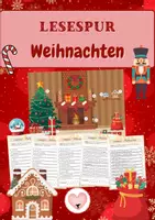 Vorschau - Arbeitsblätter - Lesespur - Weihnachten - Deckblatt