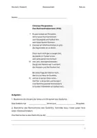Vorschau - Klassenarbeiten - Komplette Klassenarbeit mit Bewertungsbogen Gedichte Klasse 6/7 – Morgenstern: „Das Weihnachtsbäumlein“ - Deckblatt