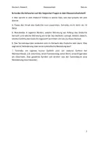 Vorschau - Klassenarbeiten - Komplette Klassenarbeit mit Bewertungsbogen Gedichte Klasse 6/7 – Morgenstern: „Das Weihnachtsbäumlein“ - Seite 1