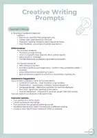 Vista previa - Hojas de trabajo - Creative Writing Prompts – Inspire Engaging Stories in Every Classroom - página 2