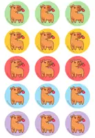 Vorschau - Anderer Materialtyp - Capybara-Klasse: Sticker und Lobkarten - Seite 2