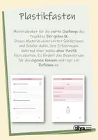 Vorschau - Arbeitsblätter - Nachhaltigkeitsprojekt: Plastikfasten (4. Woche) - Deckblatt