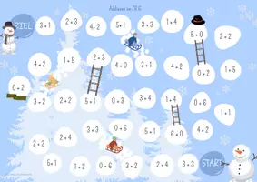 Vorschau - Spiele - Rechenspiel ZR10 Addition Winter (ZR10, ZR6, verliebte Zahlen) - Seite 3